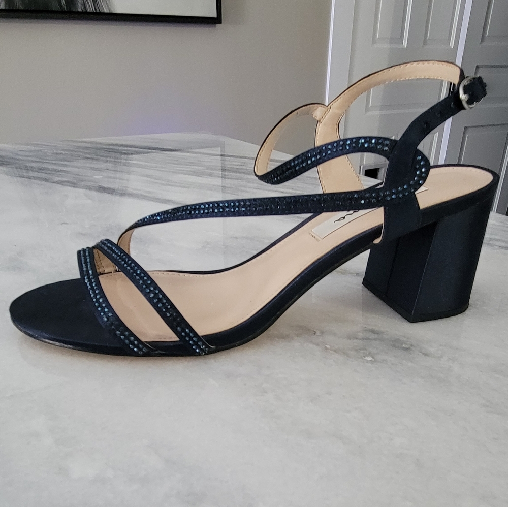 Nina slingback shoes with rhinestones